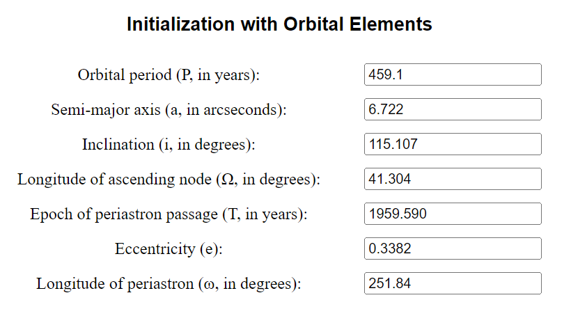 Orbit Determination - Options